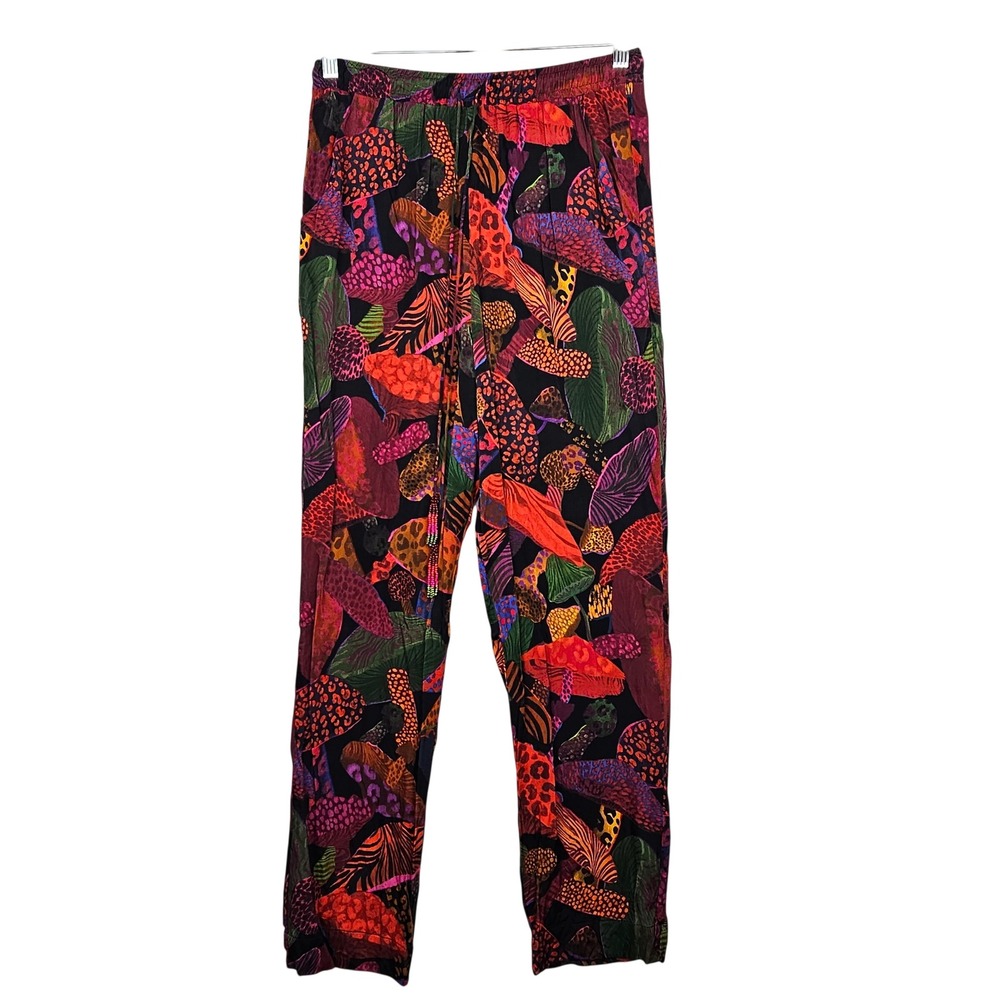 Rare:  Printed Mushroom Print Pants